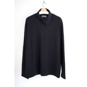 Yohji Yamamoto - 22AW Double Collar Knit Top